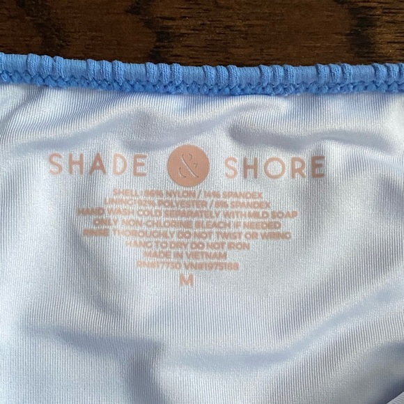 NWT Blue Ribbed Bikini Bottom - Picture 6 of 6